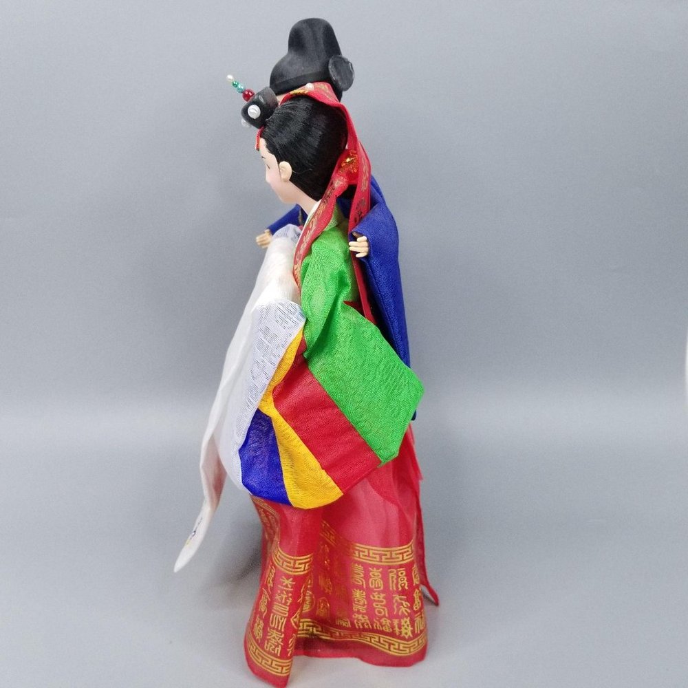 Korean Traditional Handicraft Hanbok Dolls Wedding - Picture 4 of 12